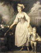Jeanne-Philiberte Ledoux Portrait of a lady, said to be the Duchesse de Choiseul oil painting reproduction